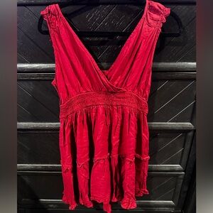 Red sundress